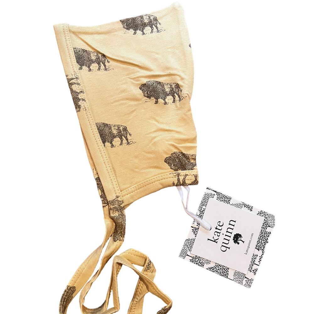 NWT Kate Quinn Buffalo Bison Bamboo Elf Hat nb Newborn